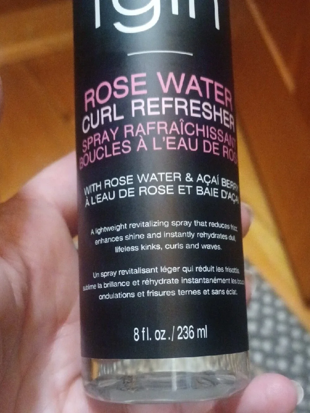 tgin Rose Water Curl Refresher Spray - Read Description